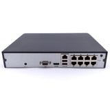 Hikvision EKI-Q82T46 Kit w/ 2TB HDD, 8 Channel 4MP PoE NVR & (6) 4MP Night Vision Network Turret Cameras with 2.8mm Lens (Renewed)
