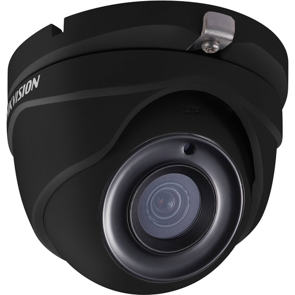 Hikvision DS-2CE56H1T-ITMB 5MP Analog Turret Camera w/ 2.8mm Lens (Black) (Renewed)