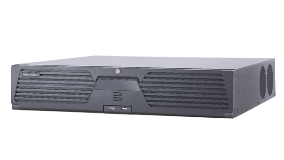 Hikvision iDS-9632NXI-I8/4F 32 Channel 4K DeepinMind Series NVR, up to 12MP Resolution, Facial Recognition and Comparison, 3U (no HDD Included) (Renewed)